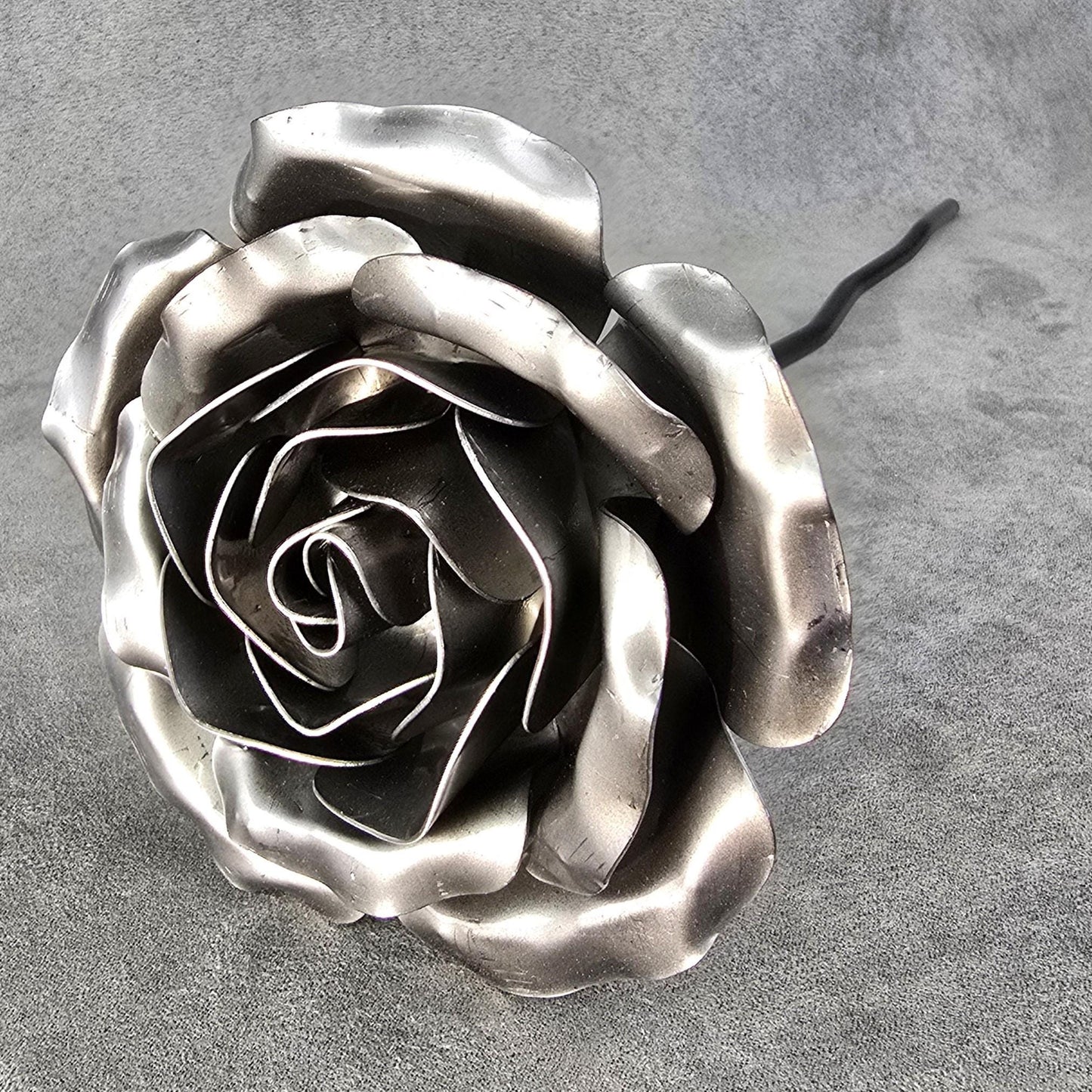 Gloss Steel - 6th 11th Steel Iron Wedding Anniversary Garden Remembrance Handcrafted Gift