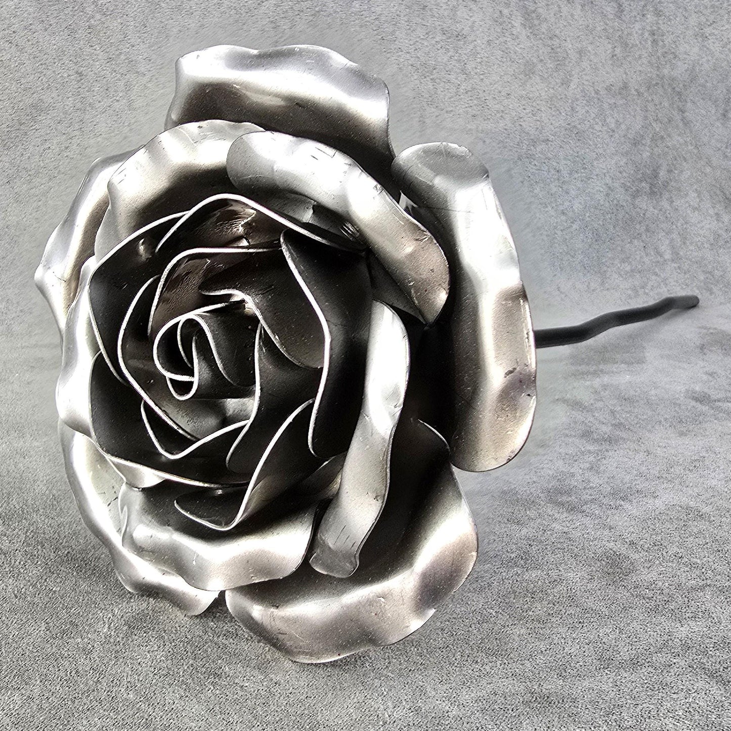 Gloss Steel - 6th 11th Steel Iron Wedding Anniversary Garden Remembrance Handcrafted Gift