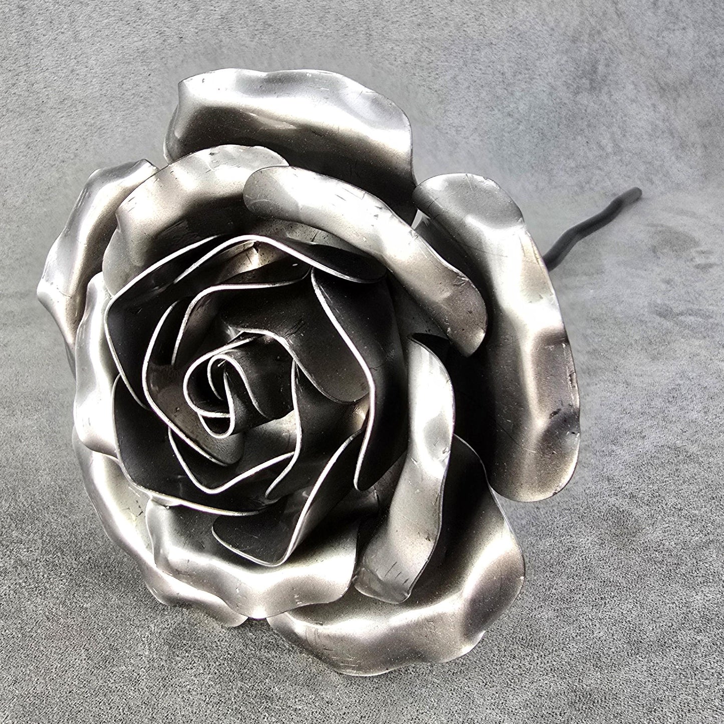 Gloss Steel - 6th 11th Steel Iron Wedding Anniversary Garden Remembrance Handcrafted Gift