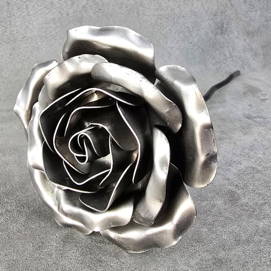 Gloss Steel - 6th 11th Steel Iron Wedding Anniversary Garden Remembrance Handcrafted Gift